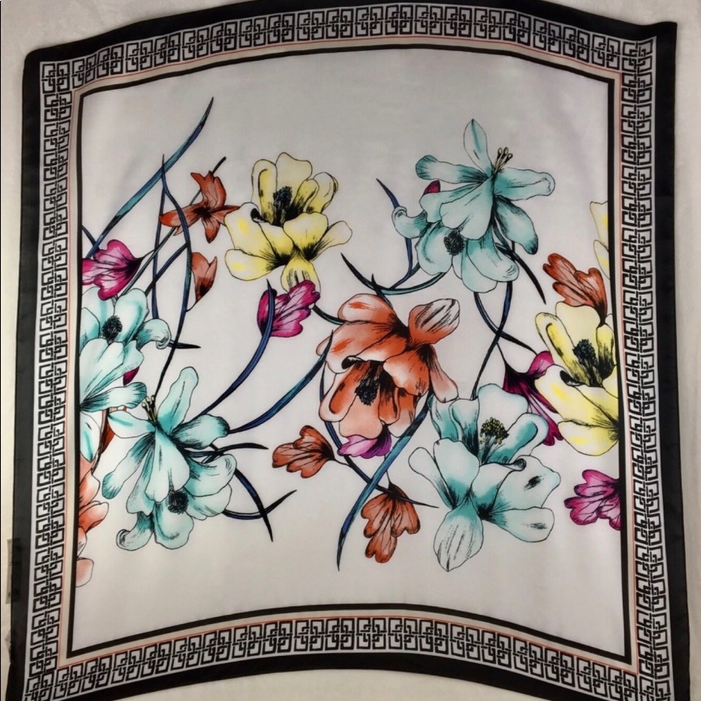 Chico’s floral square scarf